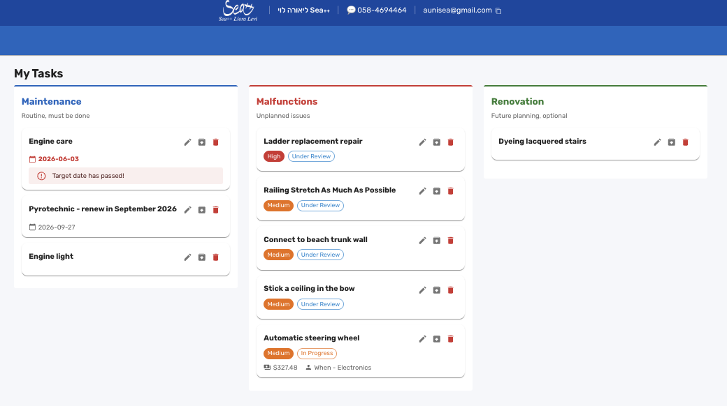 Boat Management App