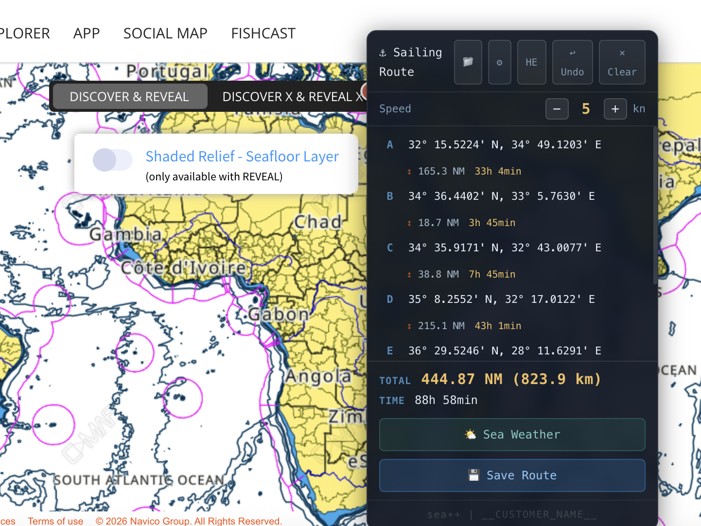 Distance Measurement Extension